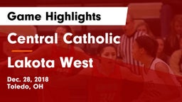 Central Catholic  vs Lakota West  Game Highlights - Dec. 28, 2018