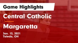 Central Catholic  vs Margaretta  Game Highlights - Jan. 13, 2021
