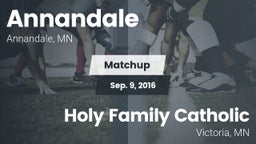 Matchup: Annandale High vs. Holy Family Catholic  2016