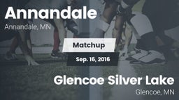 Matchup: Annandale High vs. Glencoe Silver Lake  2016
