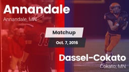 Matchup: Annandale High vs. Dassel-Cokato  2016