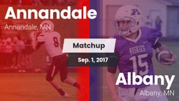 Matchup: Annandale High vs. Albany  2017