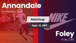 Matchup: Annandale High vs. Foley  2017