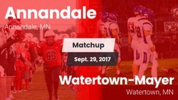 Matchup: Annandale High vs. Watertown-Mayer  2017