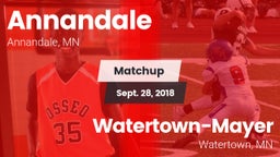 Matchup: Annandale High vs. Watertown-Mayer  2018