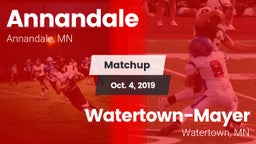 Matchup: Annandale High vs. Watertown-Mayer  2019