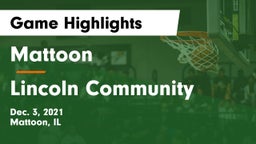 Mattoon  vs Lincoln Community  Game Highlights - Dec. 3, 2021