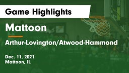 Mattoon  vs Arthur-Lovington/Atwood-Hammond Game Highlights - Dec. 11, 2021