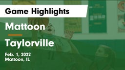 Mattoon  vs Taylorville  Game Highlights - Feb. 1, 2022