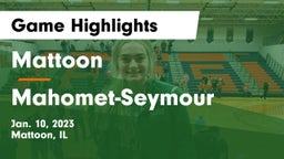 Mattoon  vs Mahomet-Seymour  Game Highlights - Jan. 10, 2023