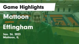 Mattoon  vs Effingham  Game Highlights - Jan. 26, 2023
