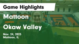 Mattoon  vs Okaw Valley Game Highlights - Nov. 24, 2023