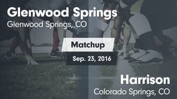 Matchup: Glenwood Springs vs. Harrison  2016