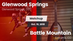 Matchup: Glenwood Springs vs. Battle Mountain  2018