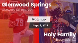 Matchup: Glenwood Springs vs. Holy Family  2019