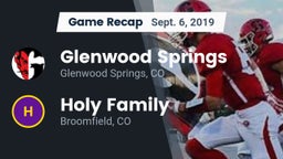 Recap: Glenwood Springs  vs. Holy Family  2019