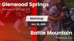 Matchup: Glenwood Springs vs. Battle Mountain  2019