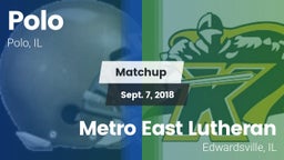 Matchup: Polo  vs. Metro East Lutheran  2018