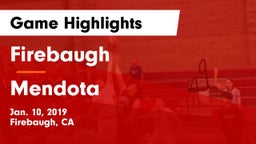 Firebaugh  vs Mendota  Game Highlights - Jan. 10, 2019