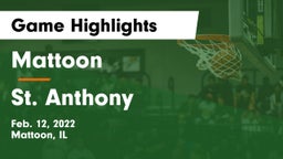Mattoon  vs St. Anthony Game Highlights - Feb. 12, 2022