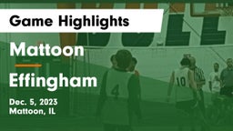 Mattoon  vs Effingham  Game Highlights - Dec. 5, 2023
