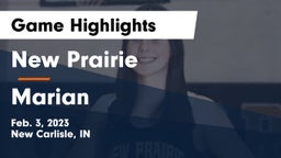 New Prairie  vs Marian  Game Highlights - Feb. 3, 2023