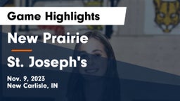 New Prairie  vs St. Joseph's  Game Highlights - Nov. 9, 2023