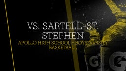 Highlight of vs. Sartell-St. Stephen