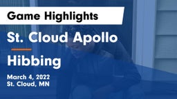 St. Cloud Apollo  vs Hibbing  Game Highlights - March 4, 2022