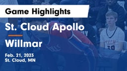 St. Cloud Apollo  vs Willmar  Game Highlights - Feb. 21, 2023