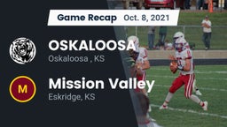 Recap: OSKALOOSA  vs. Mission Valley  2021