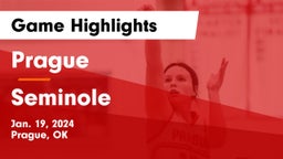 Prague  vs Seminole  Game Highlights - Jan. 19, 2024