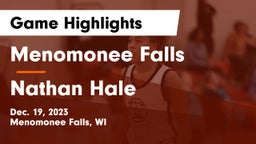 Menomonee Falls  vs Nathan Hale  Game Highlights - Dec. 19, 2023