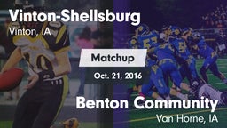 Matchup: Vinton-Shellsburg vs. Benton Community 2016