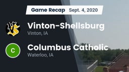 Recap: Vinton-Shellsburg  vs. Columbus Catholic  2020