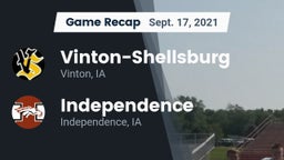 Recap: Vinton-Shellsburg  vs. Independence  2021