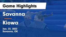 Savanna  vs Kiowa  Game Highlights - Jan. 22, 2022
