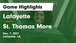 Lafayette  vs St. Thomas More  Game Highlights - Dec. 7, 2021