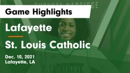 Lafayette  vs St. Louis Catholic  Game Highlights - Dec. 10, 2021