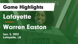 Lafayette  vs Warren Easton Game Highlights - Jan. 5, 2022