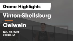 Vinton-Shellsburg  vs Oelwein  Game Highlights - Jan. 18, 2021