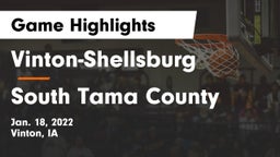 Vinton-Shellsburg  vs South Tama County  Game Highlights - Jan. 18, 2022