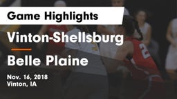 Vinton-Shellsburg  vs Belle Plaine  Game Highlights - Nov. 16, 2018