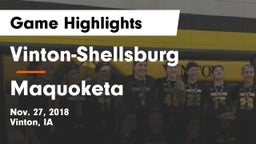 Vinton-Shellsburg  vs Maquoketa  Game Highlights - Nov. 27, 2018