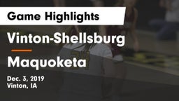 Vinton-Shellsburg  vs Maquoketa  Game Highlights - Dec. 3, 2019