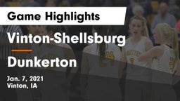 Vinton-Shellsburg  vs Dunkerton  Game Highlights - Jan. 7, 2021