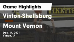 Vinton-Shellsburg  vs Mount Vernon  Game Highlights - Dec. 14, 2021