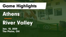 Athens  vs River Valley  Game Highlights - Jan. 10, 2020