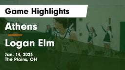 Athens  vs Logan Elm  Game Highlights - Jan. 14, 2023