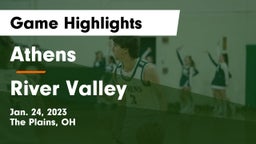 Athens  vs River Valley  Game Highlights - Jan. 24, 2023